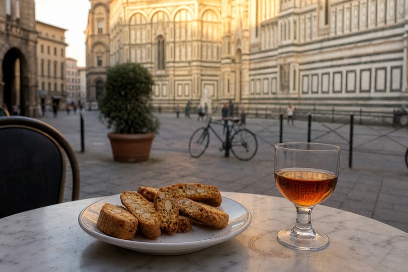 Sightseeing, Cantucci With Vin Santo